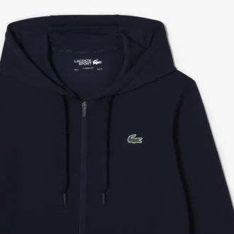 Felpa con cappuccio e zip da uomo