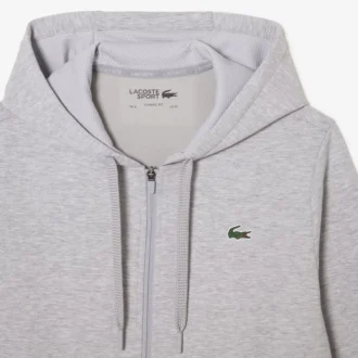 Felpa con cappuccio e zip da uomo