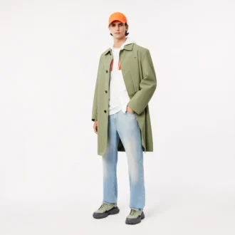 Felpa con cappuccio e zip da uomo in color block