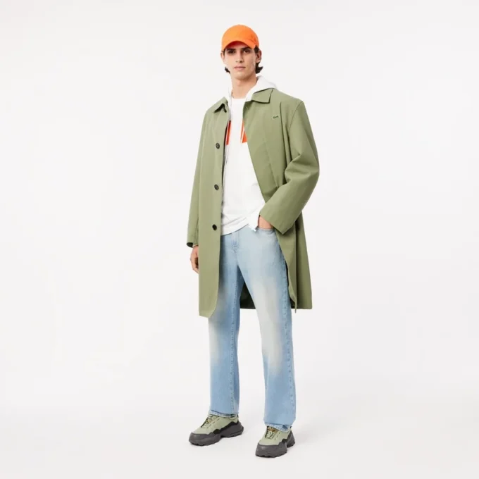 Felpa con cappuccio e zip da uomo in color block Felpa con cappuccio e zip da uomo in color block