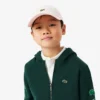 Felpa con cappuccio e zip in pile stampata per bambini Felpa con cappuccio e zip in pile stampata per bambini