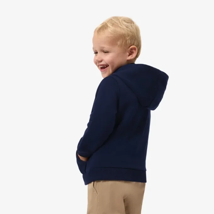 Felpa con cappuccio in pile con zip per bambini Felpa con cappuccio in pile con zip per bambini