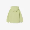 Felpa con cappuccio in pile con zip per bambini