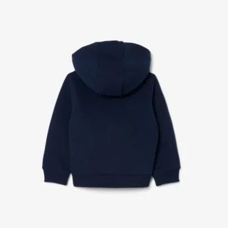 Felpa con cappuccio in pile con zip per bambini
