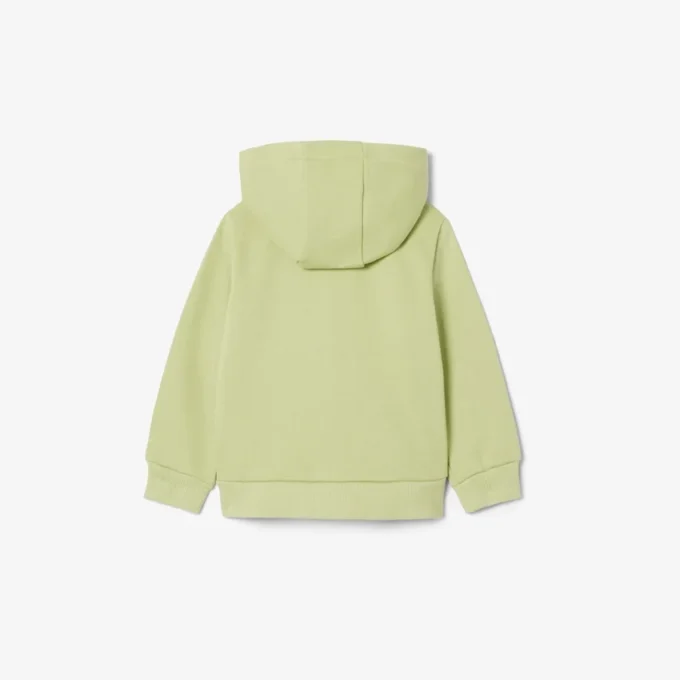 Felpa con cappuccio in pile con zip per bambini