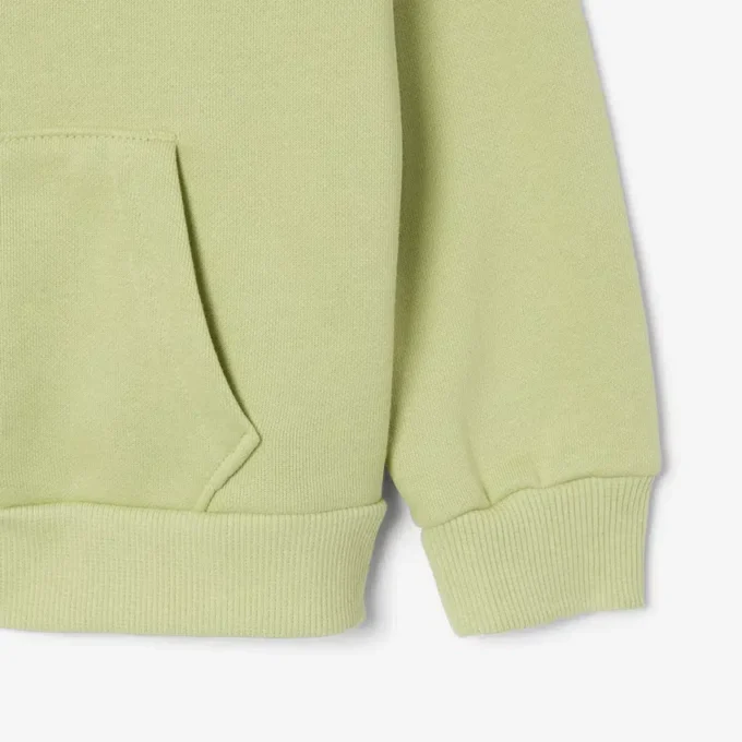 Felpa con cappuccio in pile con zip per bambini