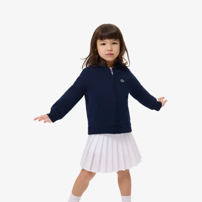 Felpa con cappuccio in pile con zip per bambini Felpa con cappuccio in pile con zip per bambini