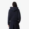 Felpa con cappuccio in piqué dalla vestibilità comoda da donna Felpa con cappuccio in piqué dalla vestibilità comoda da donna