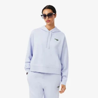 Felpa con cappuccio oversize da donna con logo