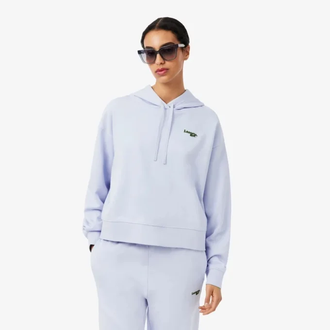Felpa con cappuccio oversize da donna con logo Felpa con cappuccio oversize da donna con logo