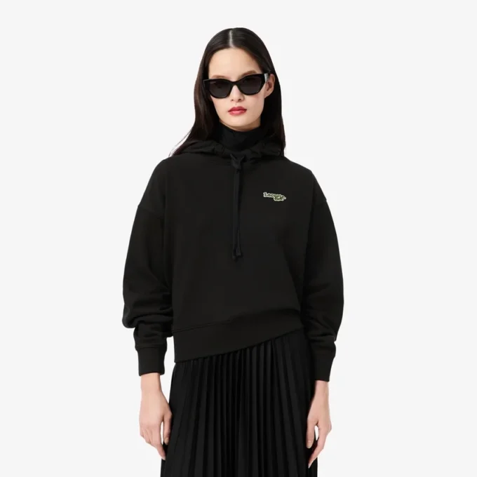 Felpa con cappuccio oversize da donna con logo Felpa con cappuccio oversize da donna con logo