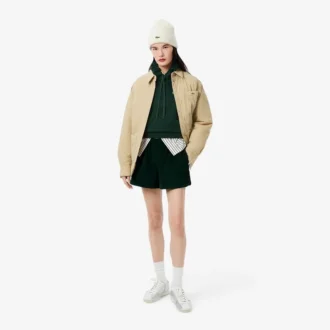 Felpa con cappuccio oversize da donna con logo