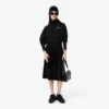 Felpa con cappuccio oversize da donna con logo Felpa con cappuccio oversize da donna con logo