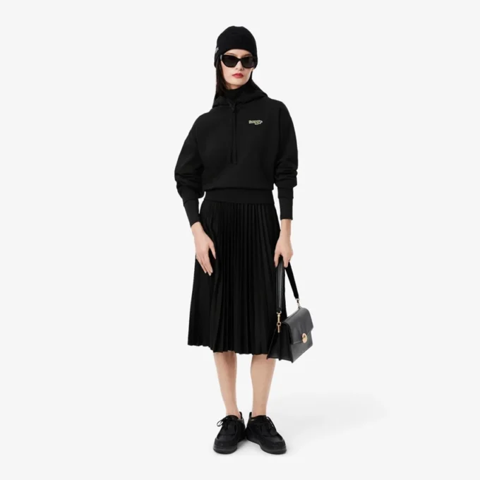 Felpa con cappuccio oversize da donna con logo Felpa con cappuccio oversize da donna con logo
