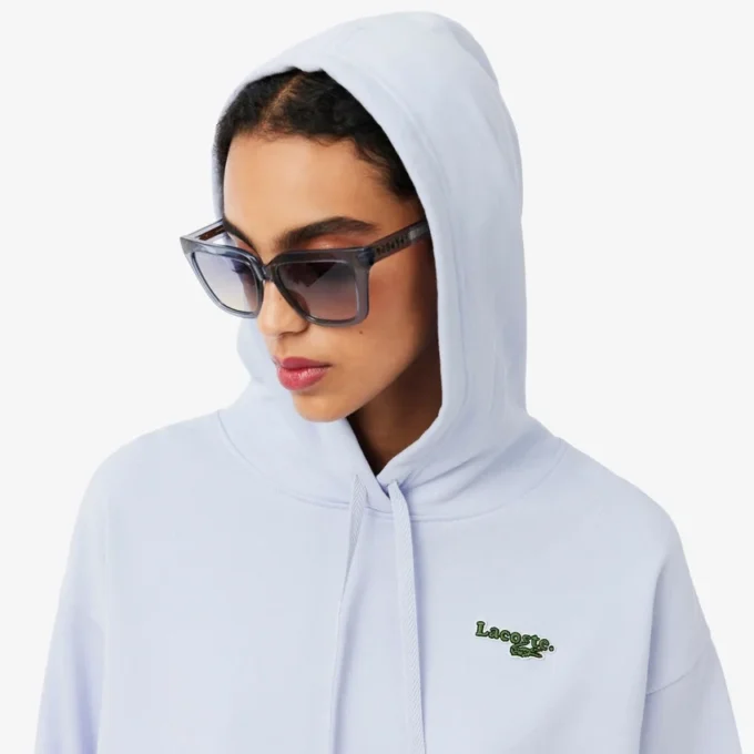 Felpa con cappuccio oversize da donna con logo Felpa con cappuccio oversize da donna con logo