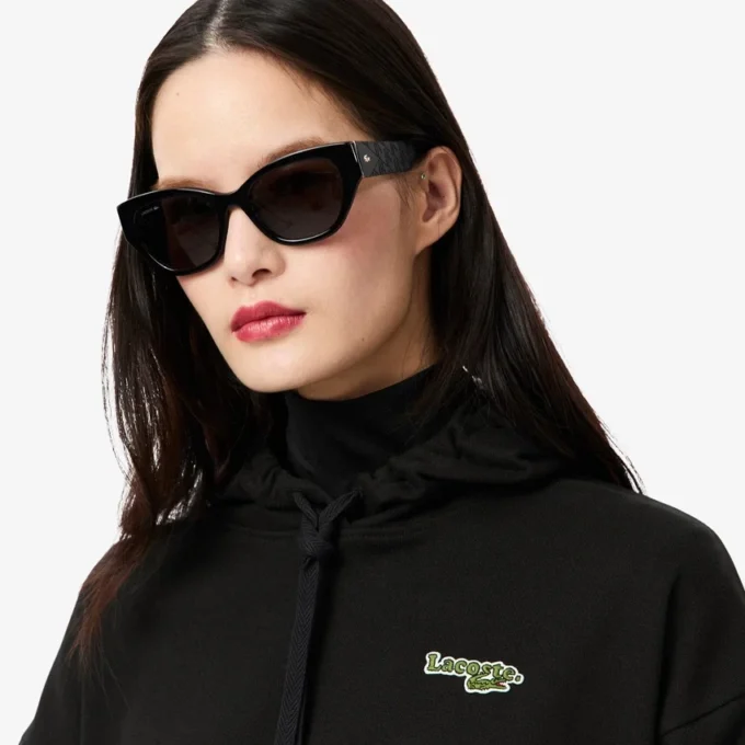 Felpa con cappuccio oversize da donna con logo Felpa con cappuccio oversize da donna con logo