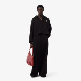 Felpa con cappuccio oversize da uomo Runway