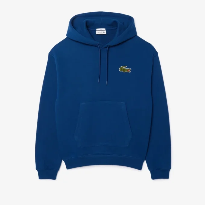 Felpa con cappuccio unisex dalla vestibilità ampia con dettaglio badge Felpa con cappuccio unisex dalla vestibilità ampia con dettaglio badge