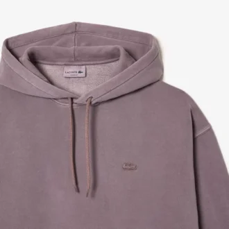 Felpa con cappuccio unisex in cotone felpato dalla vestibilità ampia