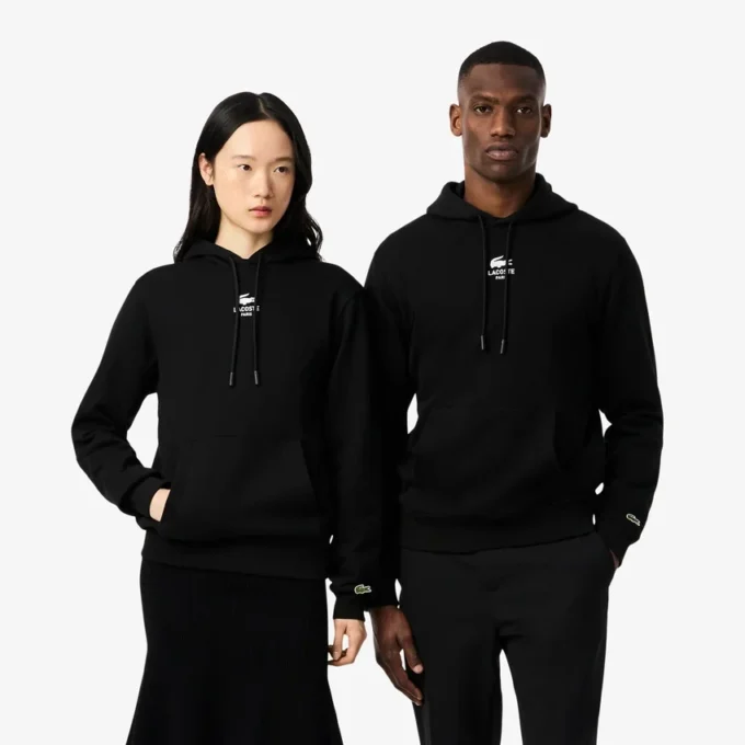 Felpa con cappuccio unisex stampata