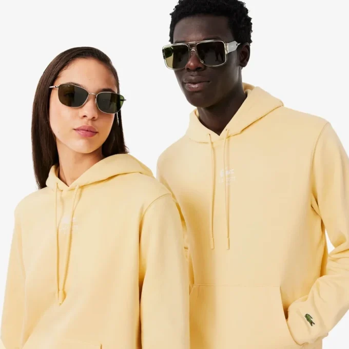 Felpa con cappuccio unisex stampata