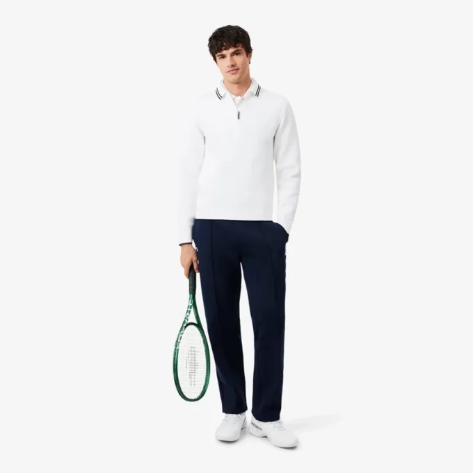 Felpa con colletto polo Tennis Heritage e zip Felpa con colletto polo Tennis Heritage e zip