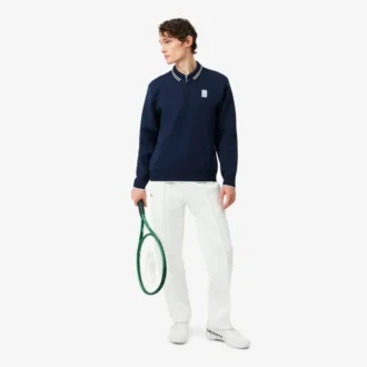Felpa con colletto polo Tennis Heritage e zip Felpa con colletto polo Tennis Heritage e zip