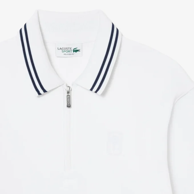 Felpa con colletto polo Tennis Heritage e zip Felpa con colletto polo Tennis Heritage e zip