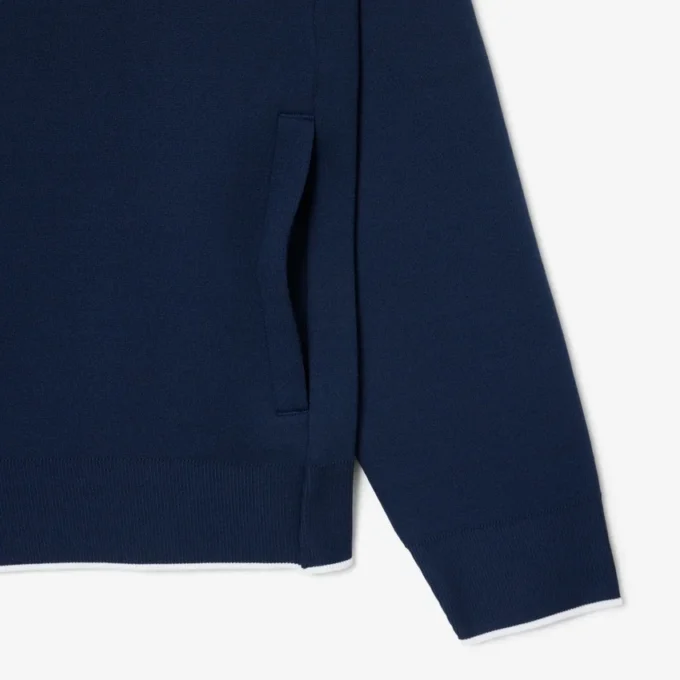 Felpa con colletto polo Tennis Heritage e zip Felpa con colletto polo Tennis Heritage e zip
