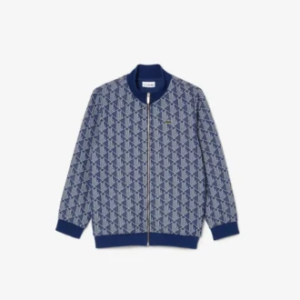 Felpa con zip a collo alto Paris Monogram per bambino