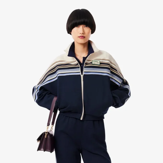 Felpa con zip da donna Made in France Felpa con zip da donna Made in France
