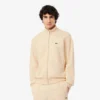Felpa con zip e dettagli decorativi