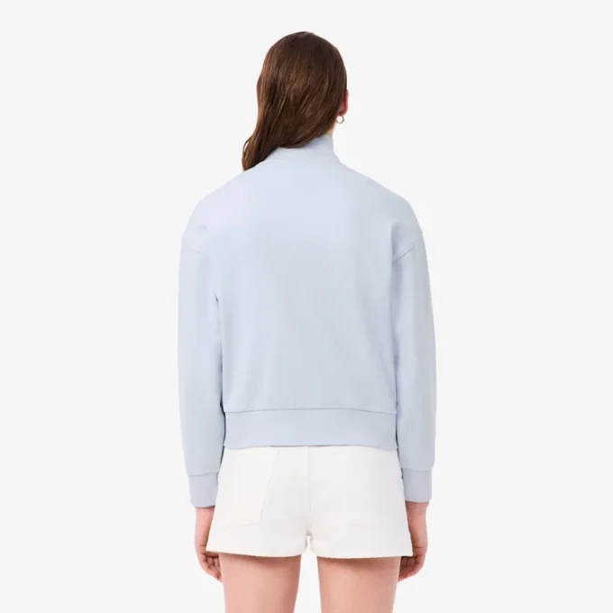 Felpa con zip e logo, vestibilità comoda Felpa con zip e logo, vestibilità comoda