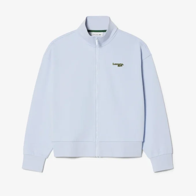 Felpa con zip e logo, vestibilità comoda Felpa con zip e logo, vestibilità comoda