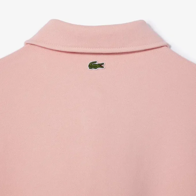Felpa da donna con colletto Polo ricamato e vestibilità comoda Felpa da donna con colletto Polo ricamato e vestibilità comoda