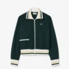 Felpa da donna con zip e dettagli a righe Felpa da donna con zip e dettagli a righe