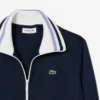 Felpa da donna con zip e dettagli a righe Felpa da donna con zip e dettagli a righe