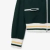 Felpa da donna con zip e dettagli a righe Felpa da donna con zip e dettagli a righe
