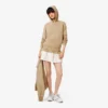 Felpa da donna in cotone con logo in rilievo Felpa da donna in cotone con logo in rilievo