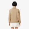 Felpa da donna in cotone con logo in rilievo Felpa da donna in cotone con logo in rilievo