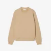Felpa da donna in cotone con logo in rilievo Felpa da donna in cotone con logo in rilievo