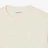 Felpa da donna in cotone con logo in rilievo Felpa da donna in cotone con logo in rilievo