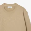 Felpa da donna in cotone con logo in rilievo Felpa da donna in cotone con logo in rilievo