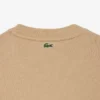 Felpa da donna in cotone con logo in rilievo Felpa da donna in cotone con logo in rilievo