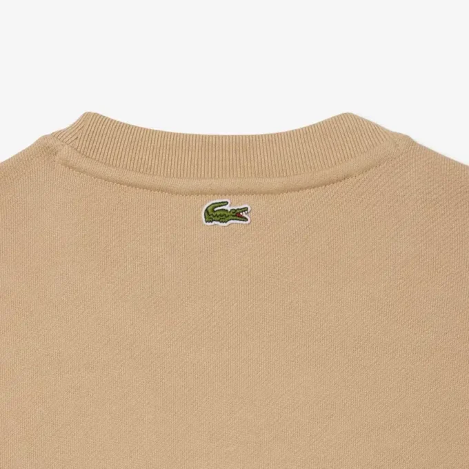 Felpa da donna in cotone con logo in rilievo Felpa da donna in cotone con logo in rilievo