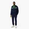 Felpa da tennis da uomo con zip e blocchi di colore Felpa da tennis da uomo con zip e blocchi di colore