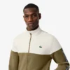 Felpa da tennis da uomo con zip e blocchi di colore Felpa da tennis da uomo con zip e blocchi di colore
