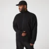 Felpa da uomo con collo alto e zip Felpa da uomo con collo alto e zip