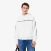 Felpa da uomo con logo e strisce, vestibilità classica Felpa da uomo con logo e strisce, vestibilità classica