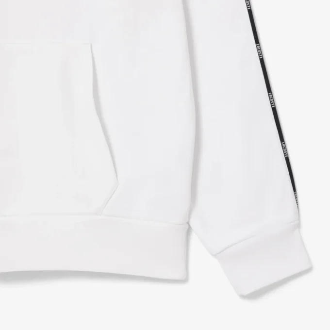 Felpa da uomo con logo e strisce, vestibilità classica Felpa da uomo con logo e strisce, vestibilità classica